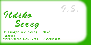 ildiko sereg business card